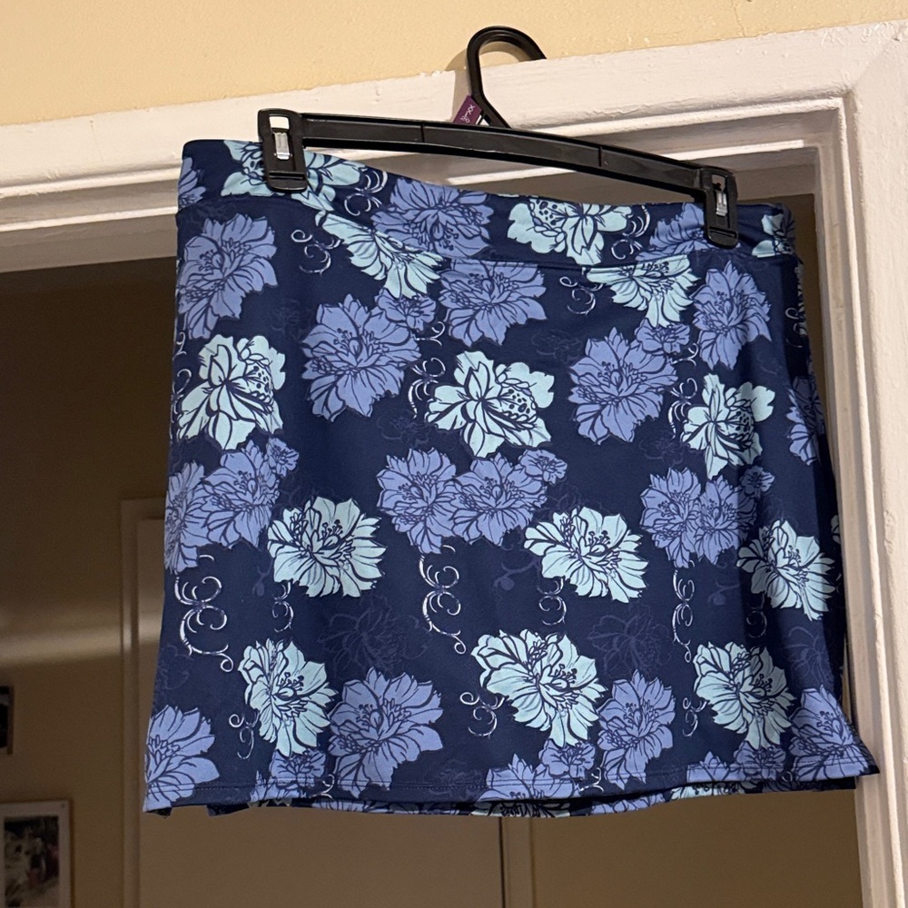 Tranquility by Colorado Clothing Navy Floral Mini Skirt